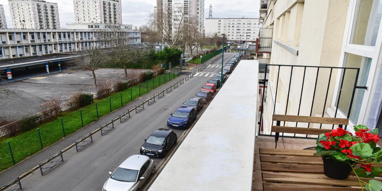 Apartment Villeneuve Stade De France Free Parking Wifi Bagian luar foto